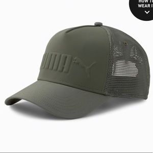 NWT Olive Puma Trucker Hat